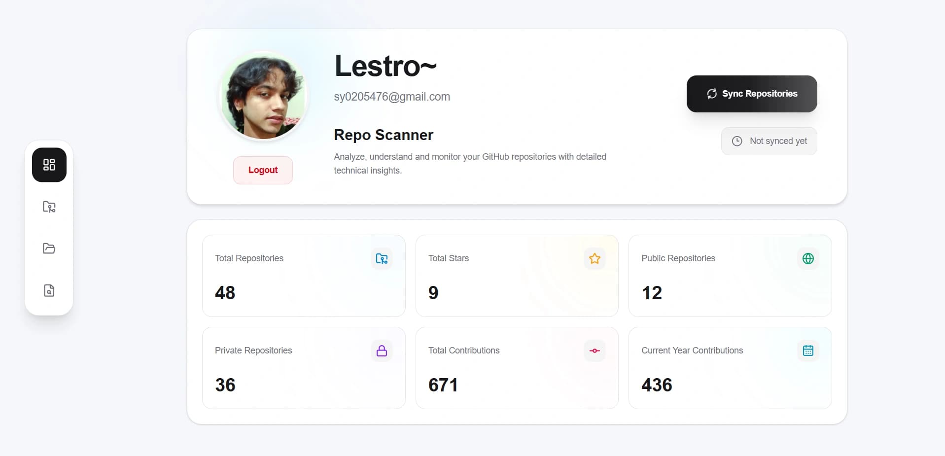 Repo Scanner project showcase